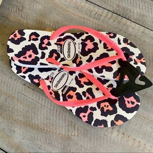 Havaianas Leopard Flip Flops